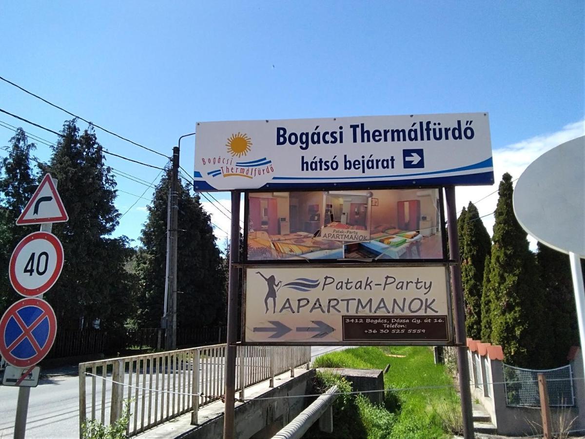Patak-Party Apartmanok Bogacs Luaran gambar